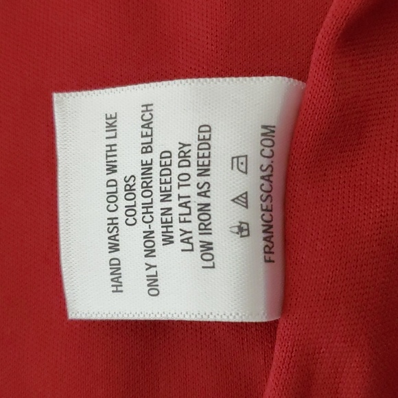 🆕FRANCESCA'S COLLECTION Mi Ami Burgundy V-Neck Floral Long Sleeve Dress SIZE: S - Picture 13 of 15